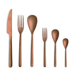 Forchetta tavola rame acciaio inox Canada Comas  in Linee