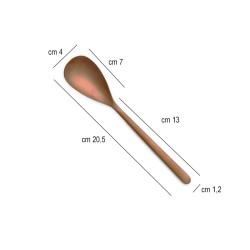 Cucchiaio tavola rame acciaio inox Canada Comas  in Linee
