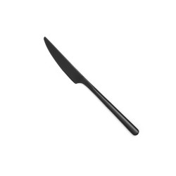 Coltello tavola nero acciaio inox Canada | Posate da tavola | Rausa