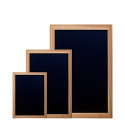 Lavagna muro cornice legno naturale | Lavagne ristoranti | Rausa