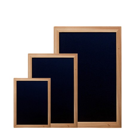 Lavagna muro cornice legno naturale | Lavagne ristoranti | Rausa