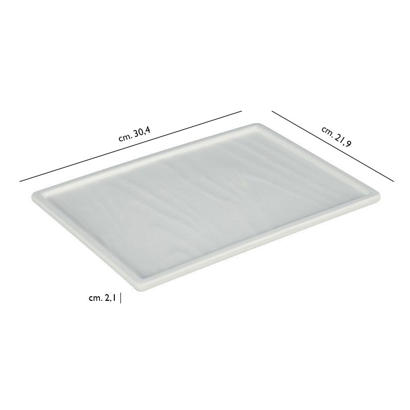 Vassoio rettangolare Taiji melamina Ilsa  in Articoli per servire in tavola