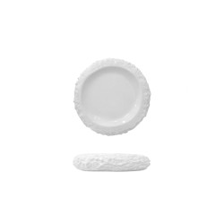 Piatto pietra in porcellana bianca | Piatti da ristorante | Rausa srl