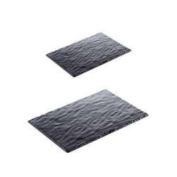 Vassoio rettangolare melamina effetto ardesia | Vassoi | Rausa srl