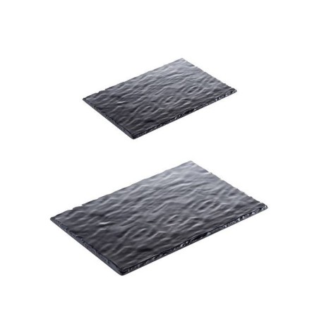 Vassoio rettangolare melamina effetto ardesia | Vassoi | Rausa srl