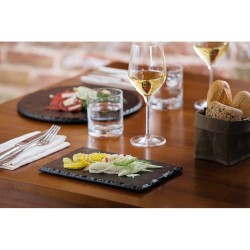 Vassoio rettangolare melamina effetto ardesia Leone decorazioni  in Porcellane