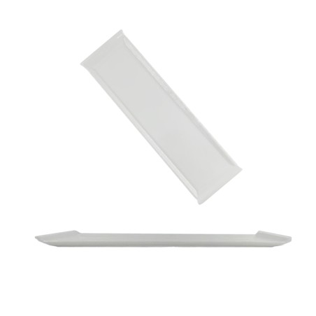 Vassoio melamina bianco 53 x 15 | Vassoi per buffet | Rausa srl