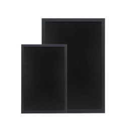 Lavagna muro cornice legno nero | Lavagne ristoranti | Rausa