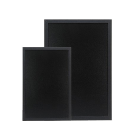 Lavagna muro cornice legno nero | Lavagne ristoranti | Rausa