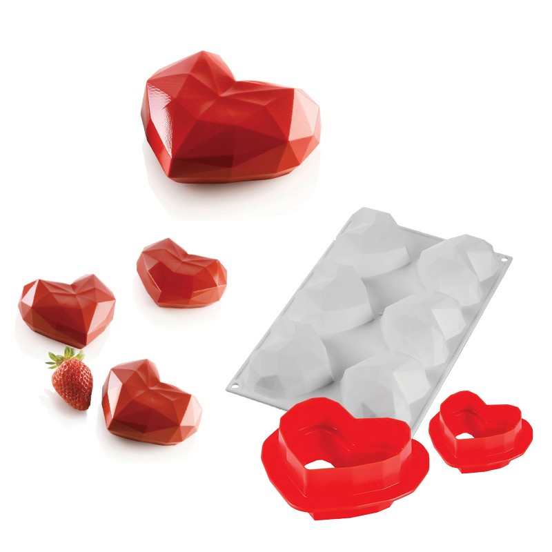 Stampo in silicone amorini origami Silikomart  in Stampi in silicone per dolci