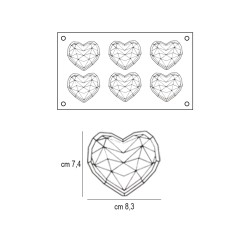 Stampo in silicone amorini origami Silikomart  in Stampi in silicone per dolci