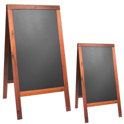 Lavagna cavalletto bifacciale naturale | Menù e lavagne | Rausa srl