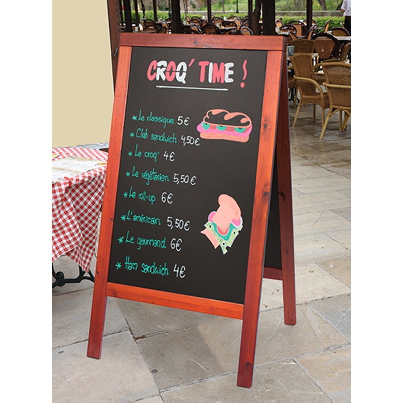 Lavagna cavalletto bifacciale naturale Securit Lavagne  in Tavola