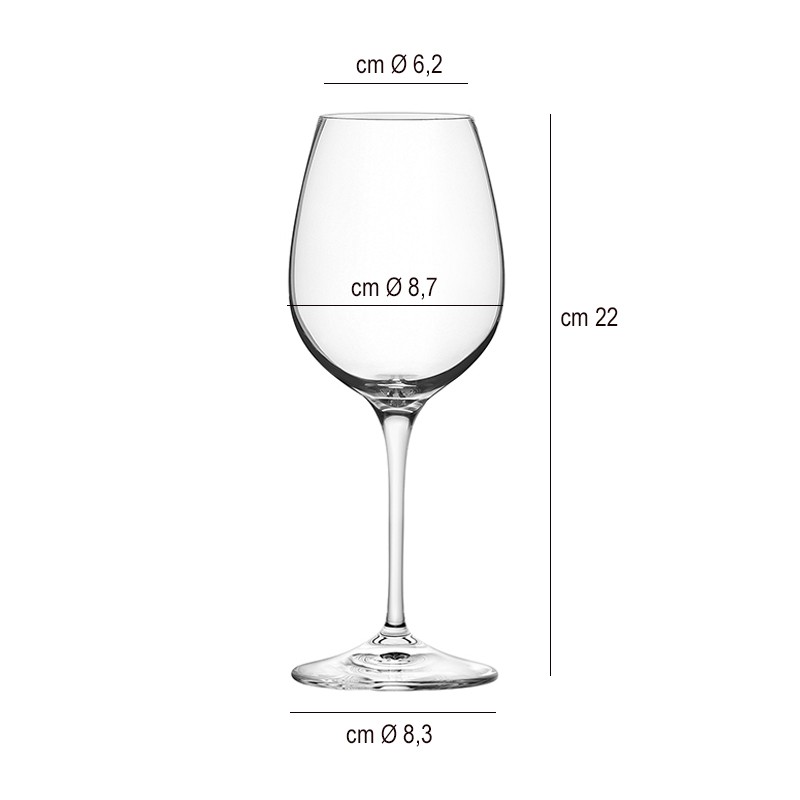 Calice invino cl 45 Rcr bicchieri  in Calici vino bianco