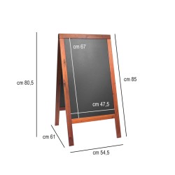 Lavagna cavalletto bifacciale naturale Securit Lavagne  in Tavola