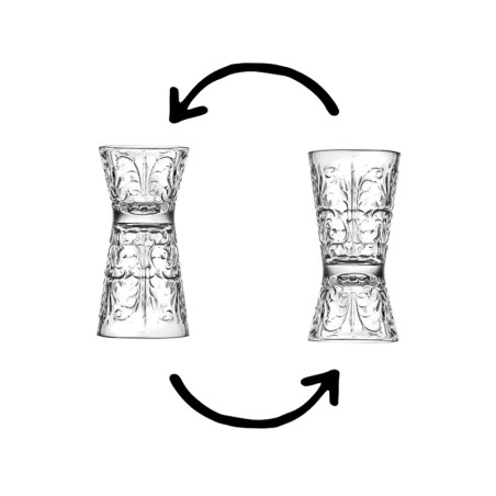 Bicchiere Clessidra linea Tatoo RCR | Bicchieri bar | Rausa srl