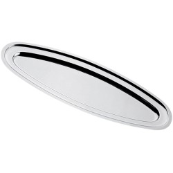 Vassoio ovale in acciaio inox per pesce | Vassoi per buffet | Rausa