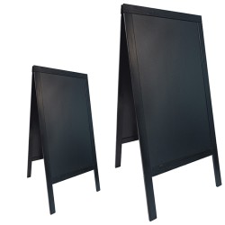 Lavagna cavalletto bifacciale nera | Menù e lavagne | Rausa srl