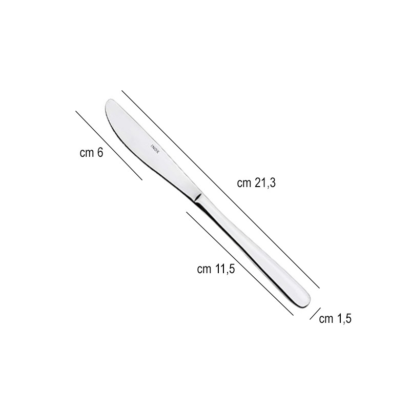 Coltello tavola Roberta Abert  in Linee