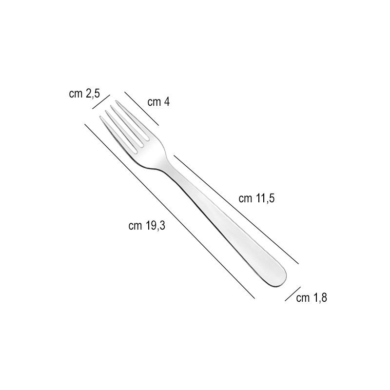 Forchetta tavola Roberta Abert  in Linee