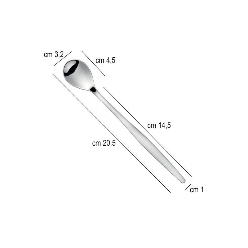 Cucchiaino bibita Svezia Abert  in Linee