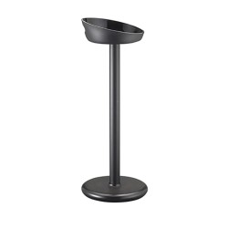 Colonna porta secchiello nera | Secchielli per ghiaccio | Rausa srl