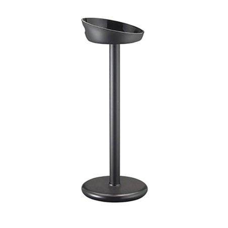 Colonna porta secchiello nera | Secchielli per ghiaccio | Rausa srl