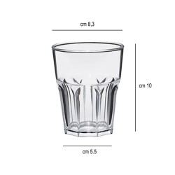 Bicchieri infrangibili plastica cl. 29 Brevetti Waf  in Bicchieri plastica rigida riutilizzabili