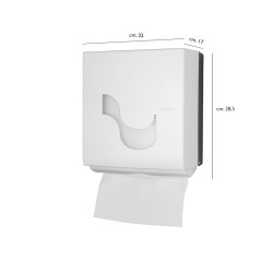 Dispenser carta megamini Omnia   in Dispenser bagno
