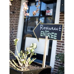 lavagna freccia bifacciale Securit Lavagne  in Tavola