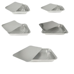 Vaschette per alimenti in alluminio con coperchio | Rausa srl