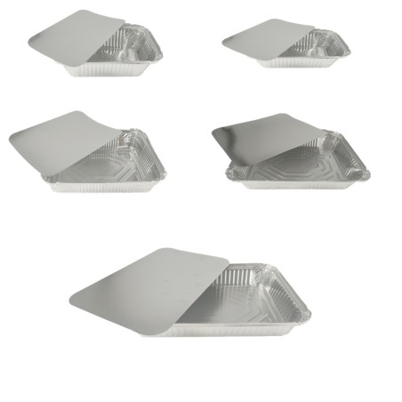 Vaschette per alimenti in alluminio con coperchio | Rausa srl