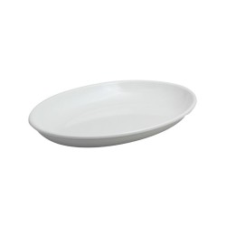 Vassoio ovale fondo melamina bianco | Vassoi per  buffet | Rausa