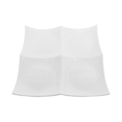 Piatto 4 scomparti   in Porcellane