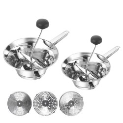 Passaverdura acciaio con filtri | Accessori per cucina | Rausa srl