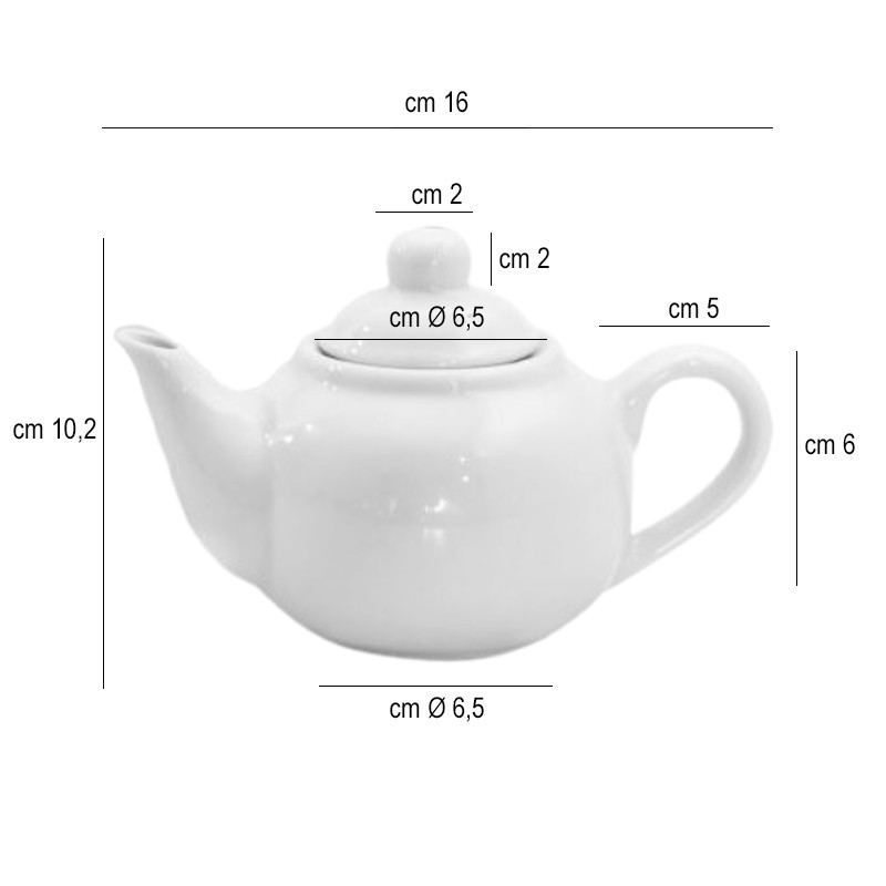 Teiera in porcellana ariston   in Porcellane
