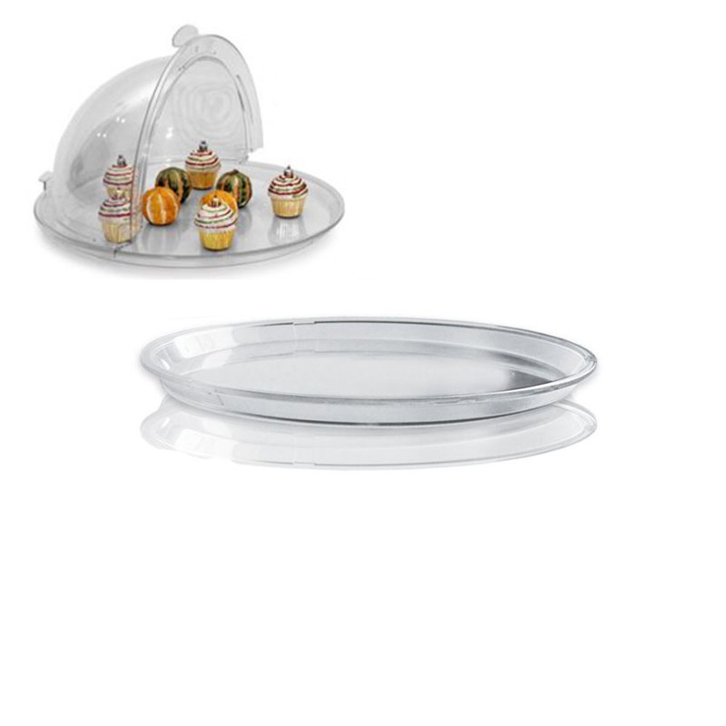 Vassoio tondo trasparente   in Buffet