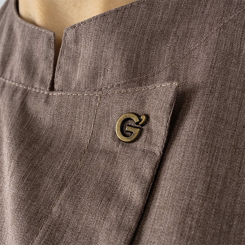 Casacca Chiara tortora Giblors  in Giacca cuoco donna