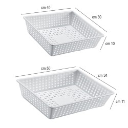 Cesta plastica forata frigor Giganplast  in Cucina