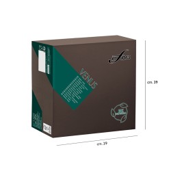 Tovaglioli carta a secco cacao   in Tovaglioli monouso