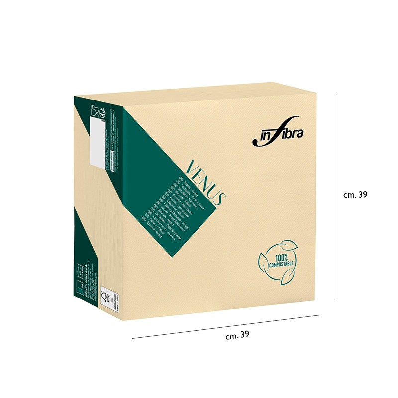 Tovaglioli carta a secco avorio   in Tovaglioli monouso