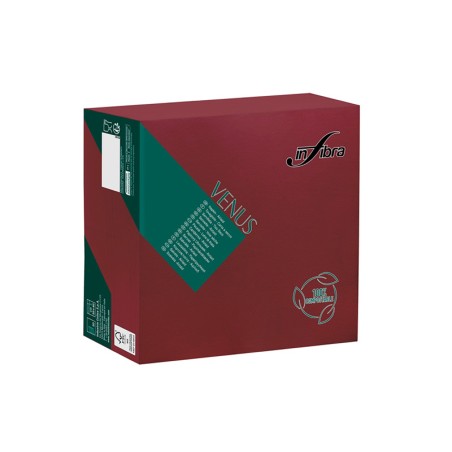 Tovaglioli carta a secco bordeaux | Monouso tovaglioli | Rausa srl