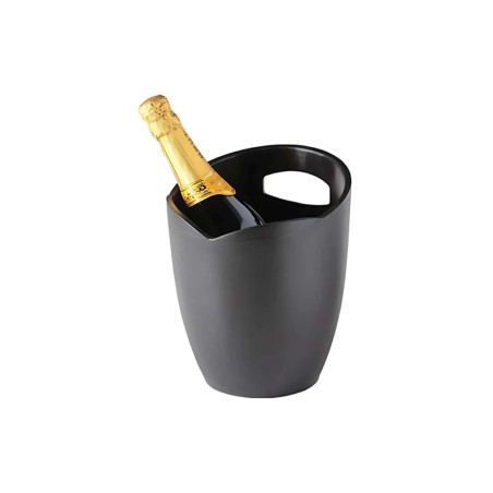 Glacette per bottiglie nero | Secchielli per ghiaccio | Rausa Srl