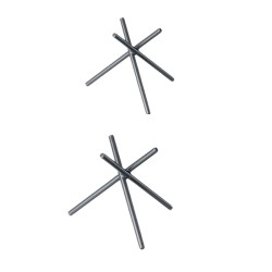 Alzatina per vassoi buffet in metallo | Alzate e vassoi Rausa srl