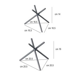 Alzatina per vassoi buffet Leone decorazioni  in Buffet