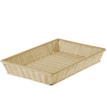 Cesto per pane polipropilene naturale | Contenitore buffet | Rausa