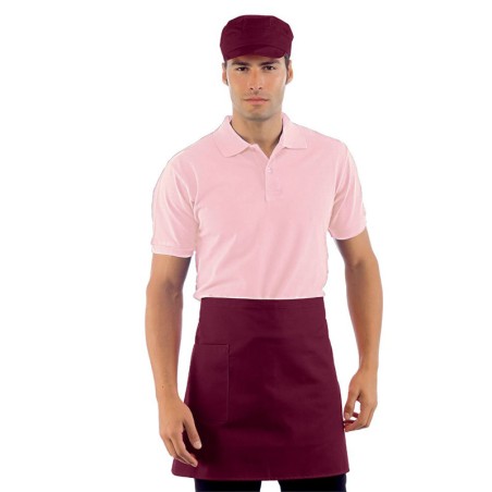Grembiule da cucina a vita bordeaux | Abbigliamento | Rausa srl