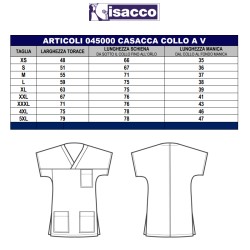 Casacca verde collo a V Isacco  in Abbigliamento