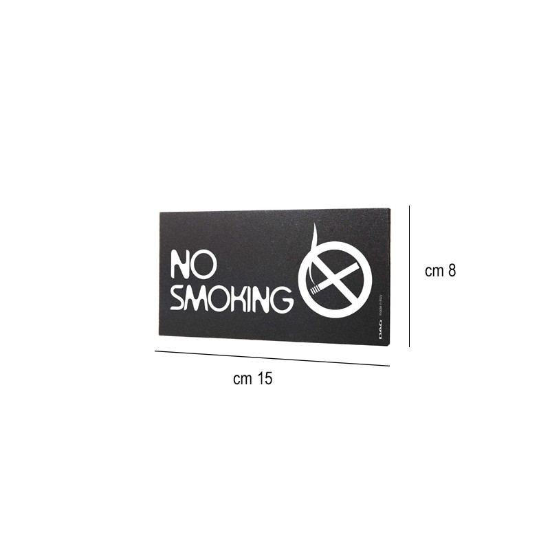 Pittogramma avviso no smoking Dag Style  in Tavola