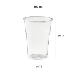 Bicchieri plastica usa e getta Usobio  in Bicchieri monouso biodegradabili